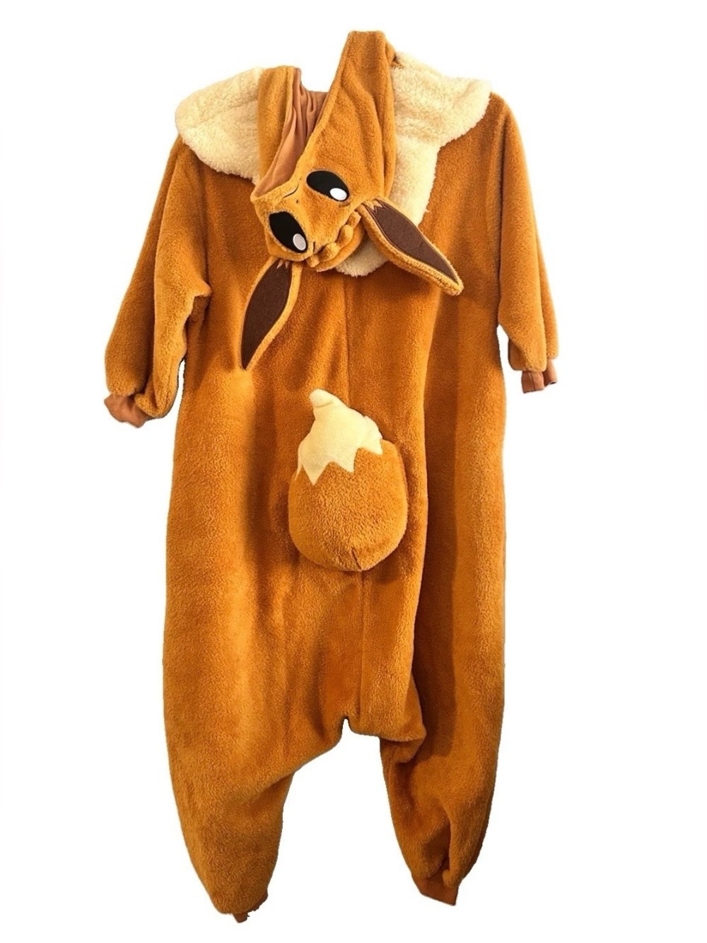 Nintendo Pokémon Eevee Costume Kids Fleece Kigurumi Cosplay 130 (Japan) 7/8 US